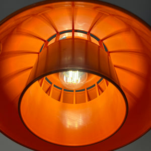Hängelampen Minisol orange von K. Kewo für Nordisk Solar