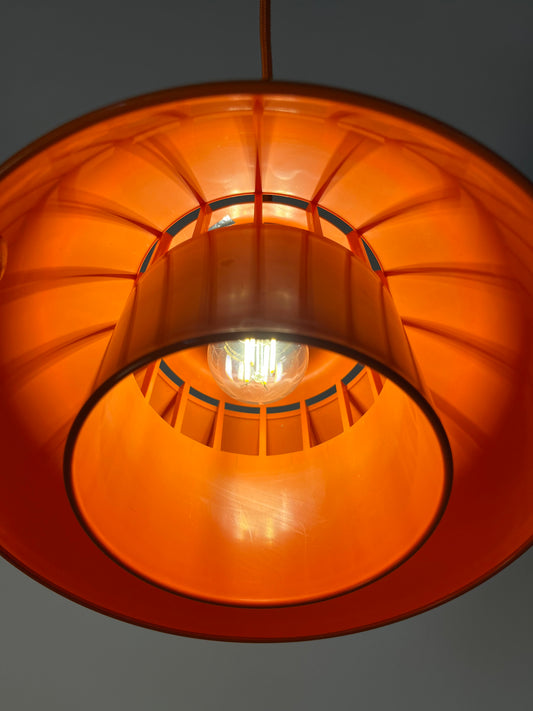 Hängelampen Minisol orange von K. Kewo für Nordisk Solar