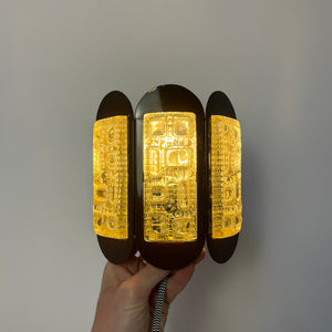 Wandlampe braun Glas von Vitrika