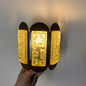 Wandlampe braun Glas von Vitrika