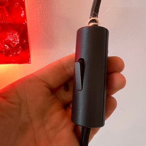 Wandlampe rot von Uwe Mersch