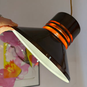 Hängelampe braun orange von Carl Thore