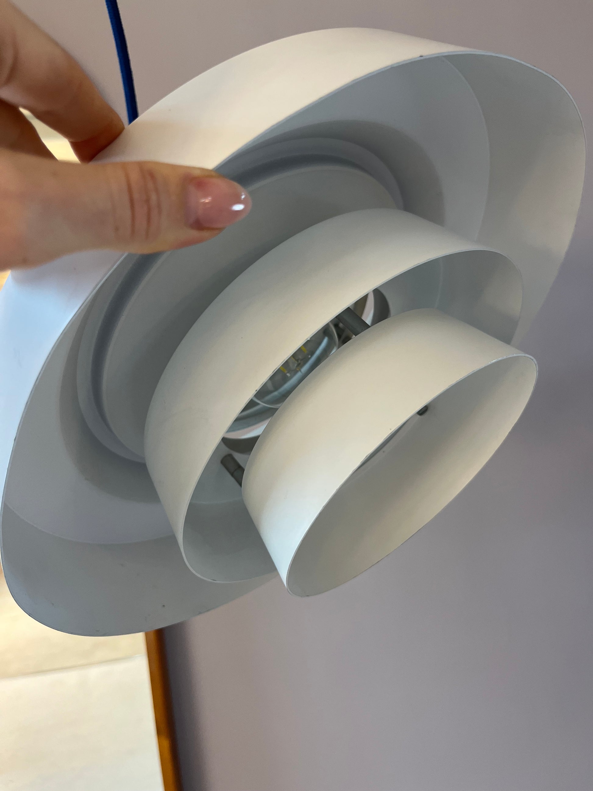 Lamellenlampe weiß von Super Light Dänemark