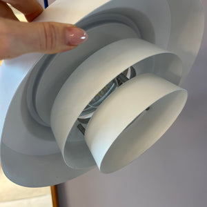 Lamellenlampe weiß von Super Light Dänemark