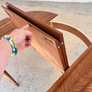 Runder Esstisch Teak mit Butterfly Auszug von Kondor