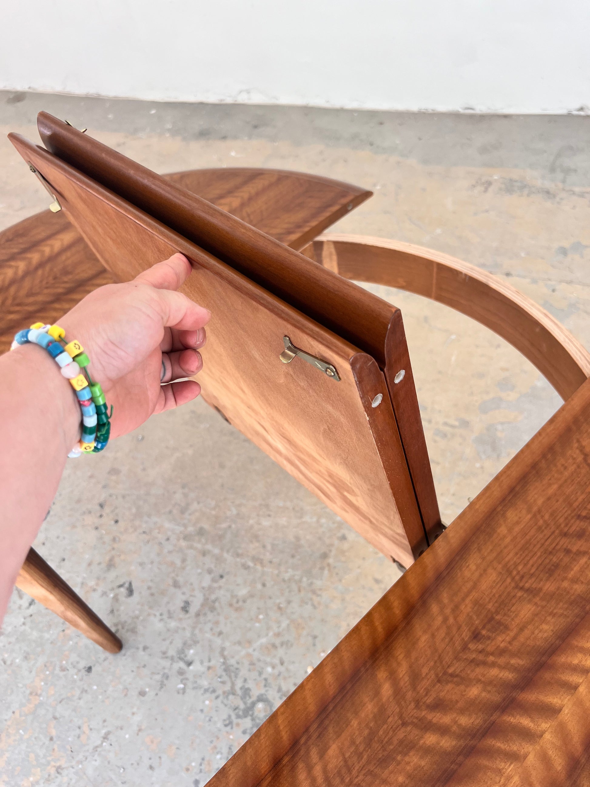 Runder Esstisch Teak mit Butterfly Auszug von Kondor