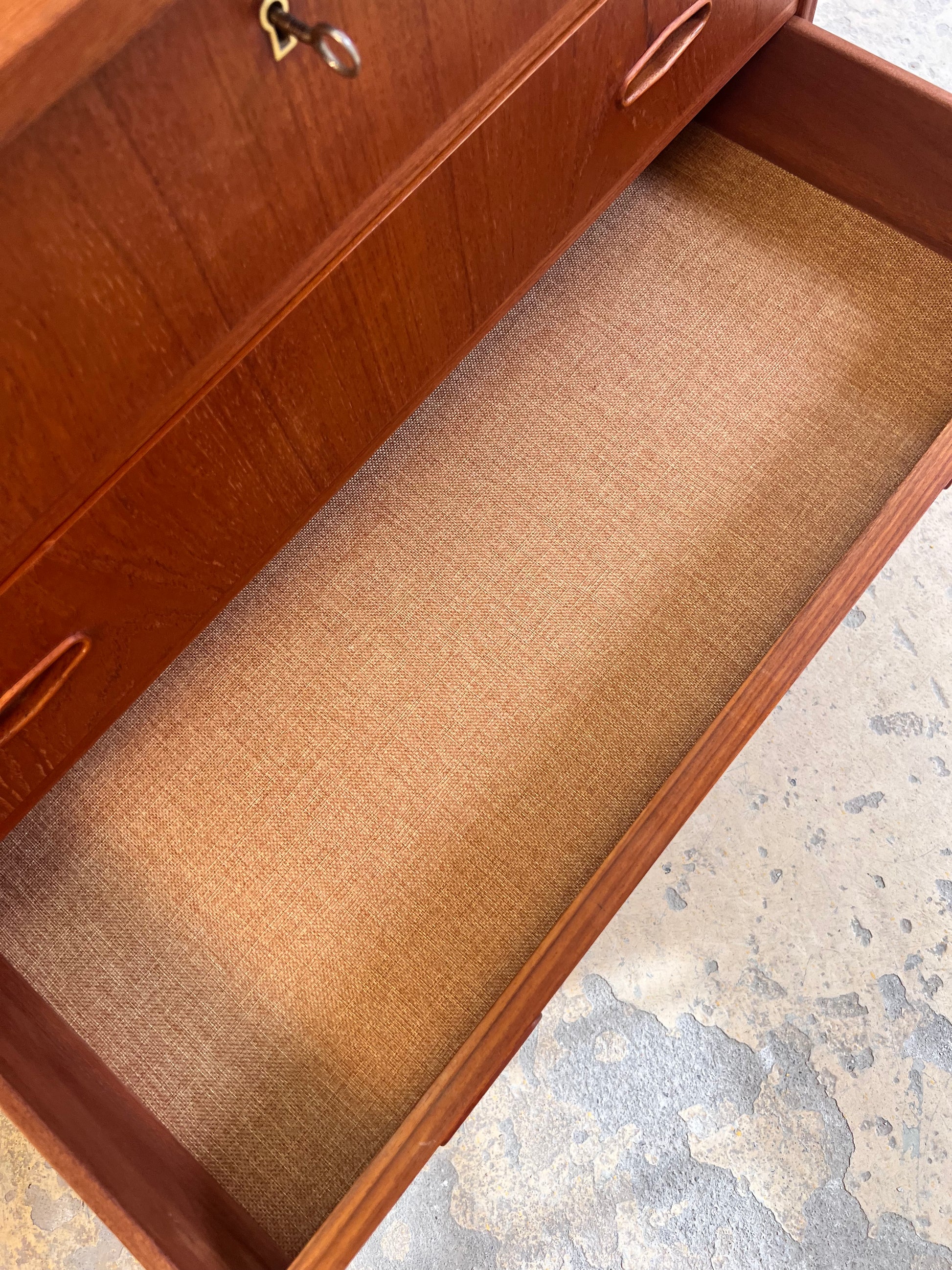 Sekretär Teak aus Dänemark