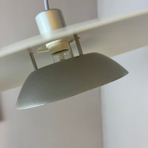 Lamellenlampe weiß silber von Design Light