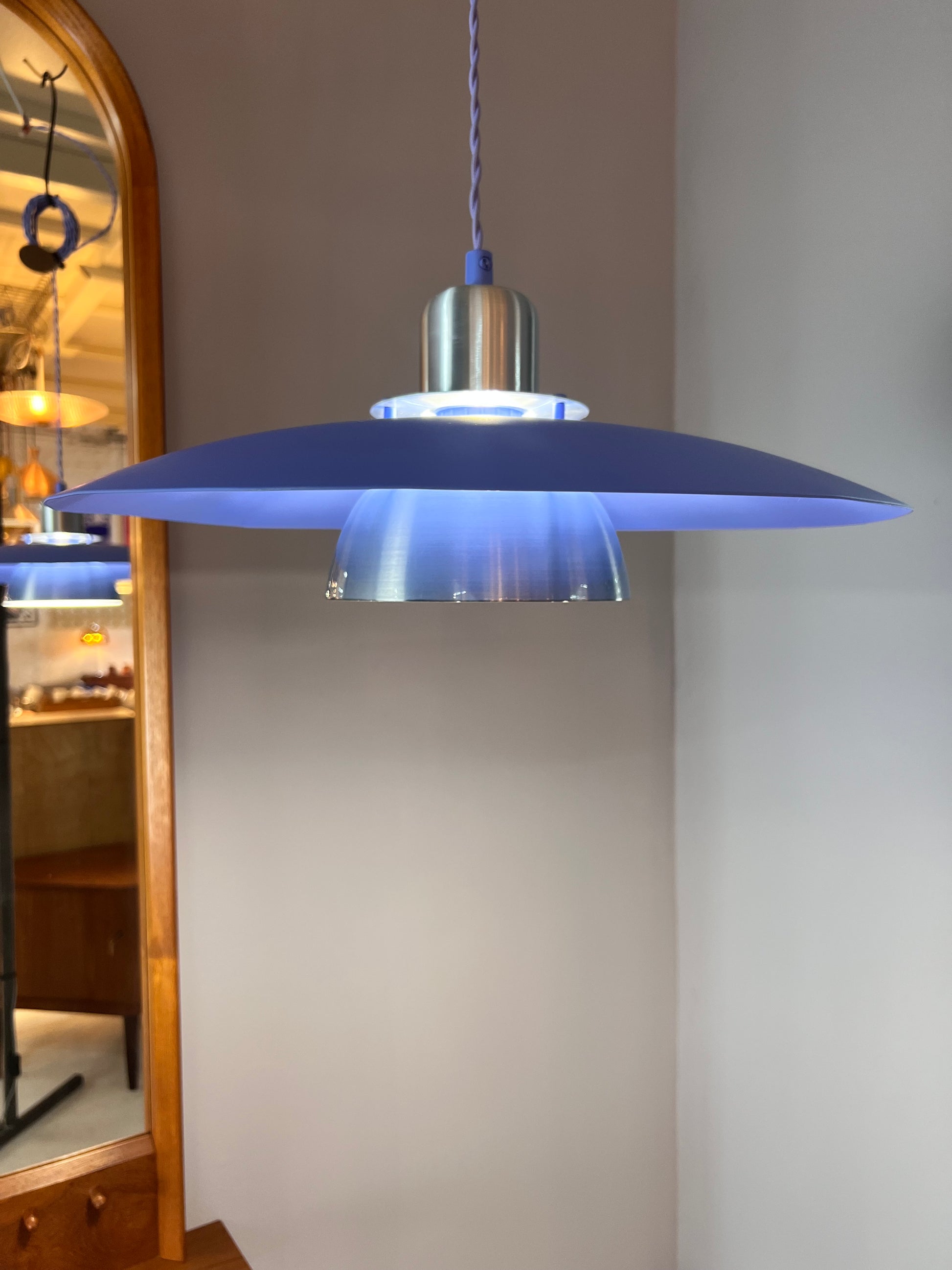 Lamellenlampe neu lackiert Dänemark