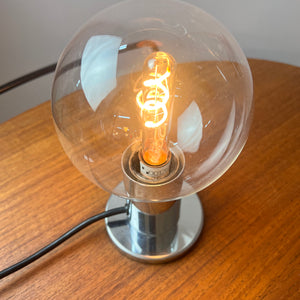Tischlampe Big Globe Chrom von Motoko Ishii für STAFF