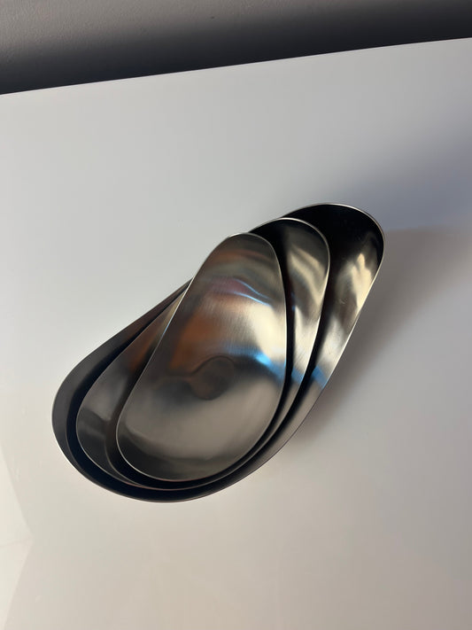 Set: Servierschalen Leaf von Helle Damkjær für Georg Jensen