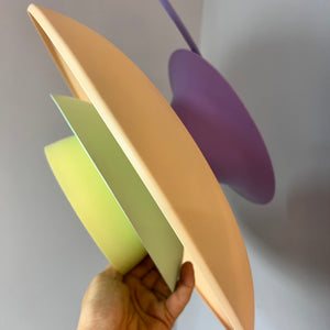 Lamellenlampe neu lackiert Dänemark