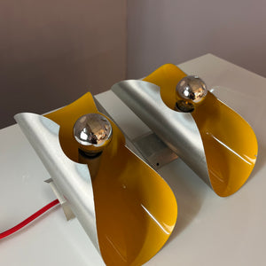 Wandlampe gelb silber von Massive