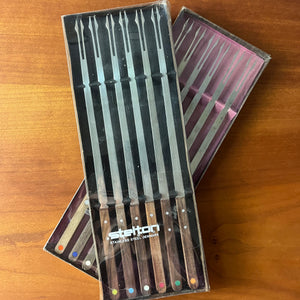 Fonduegabeln Edelstahl & Teak von Stelton