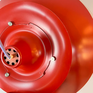 Lamellenlampe PH5 rot von Poul Henningsen für Louis Poulsen