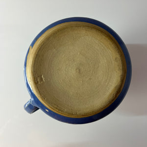 Teekanne blau Keramik