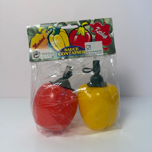 Paprika Flaschen für Ketchup & Senf