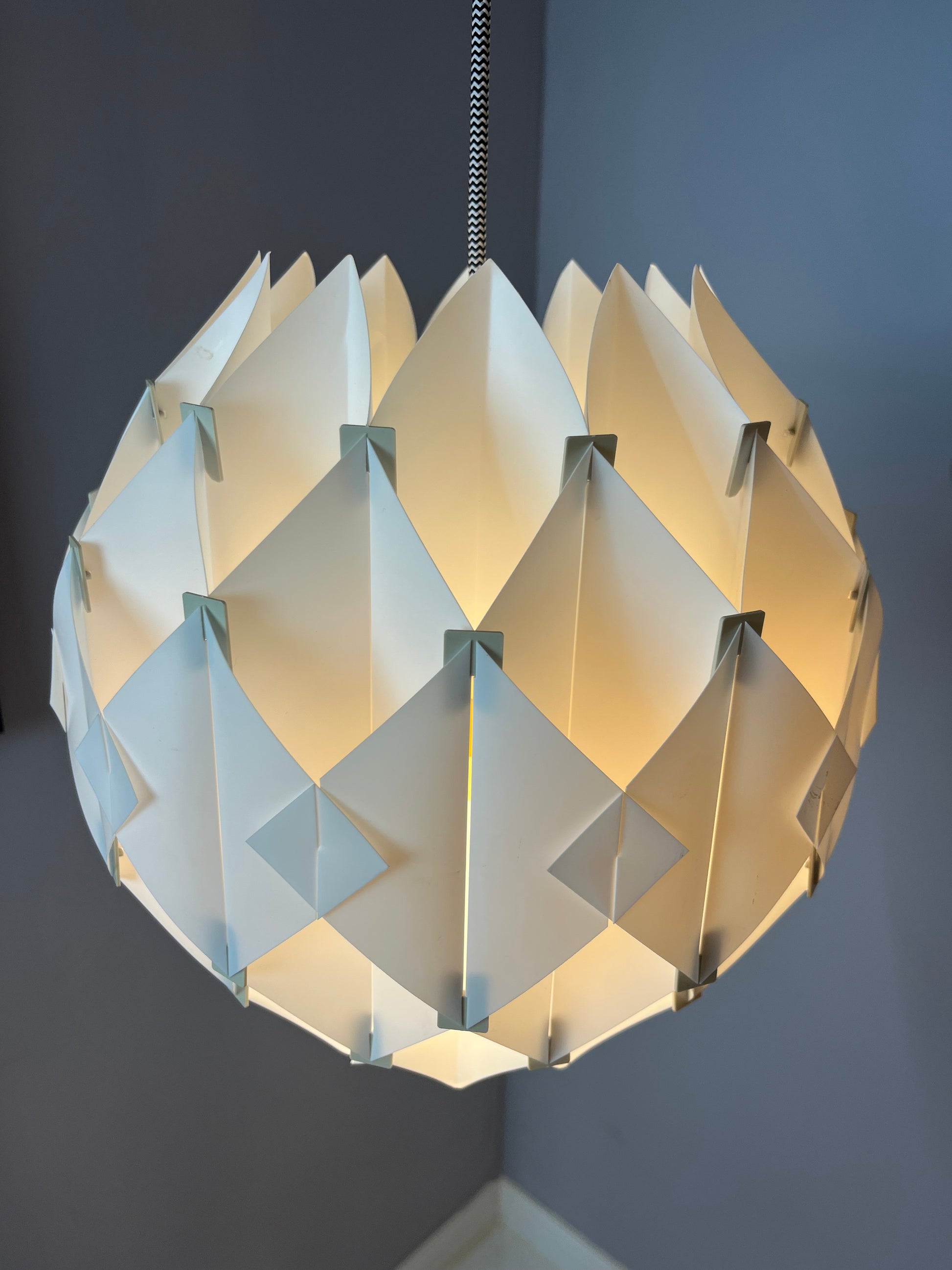 Hängelampe Butterfly weiß von Lars Schiøler für Hoyrup Light