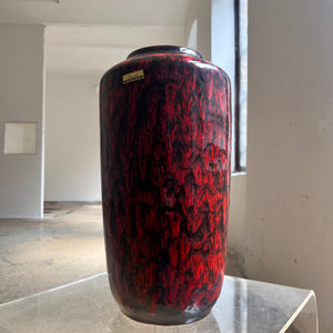 Bodenvase Lava 517-38 rot von Scheurich West Germany