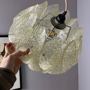 Hängelampe Lucite Eisglas von Marbach Leuchten