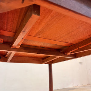 Kleiner ausziehbarer Esstisch Teak aus Dänemark