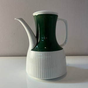Kaffeekanne Modulation Secunda grün von Tapio Wirkkala für Rosenthal