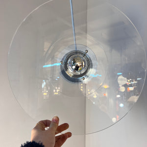 Lamellenlampe „Space“ Plexiglas aus Dänemark