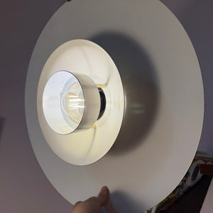 Lamellenlampe Leto silber kupfer von Top Lamper