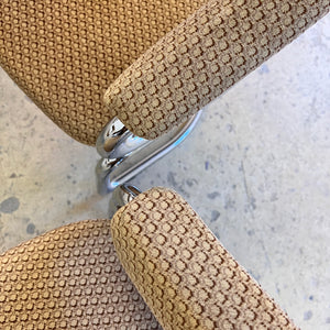 Freischwinger beige Chrom von Giotto Stoppino - Sehr guter Zustand