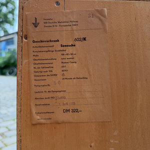 Sideboard Typ 602/K Esche von Franz Ehrlich für Hellerau