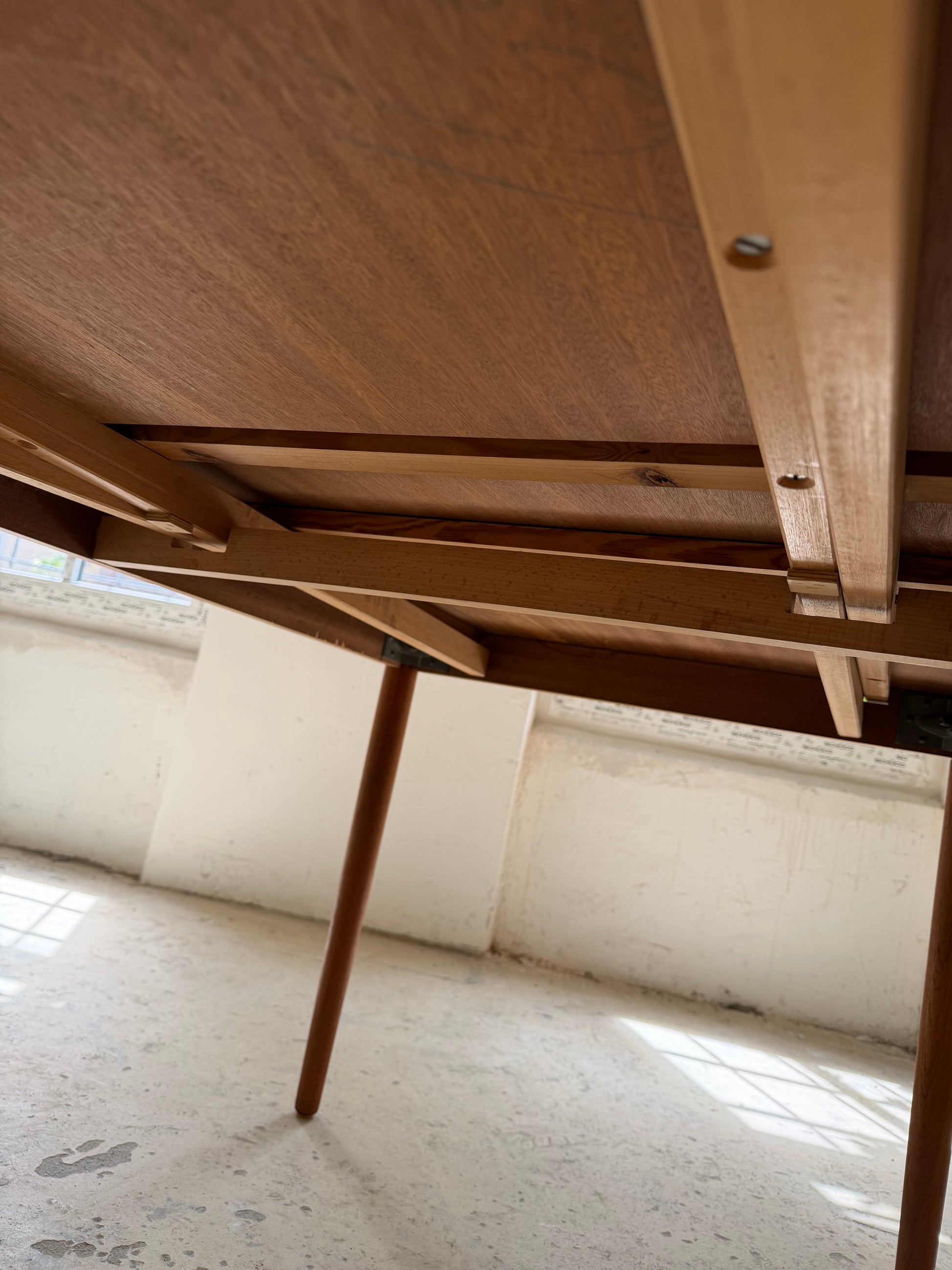 Ausziehbarer Esstisch Teak aus Dänemark