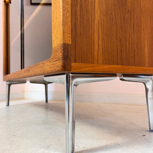 Vitrinenschrank Teak von Silkeborg Møbelfabrik