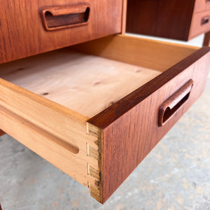 Freistehender Schreibtisch Teak aus Dänemark Sigh & Søns Møbler