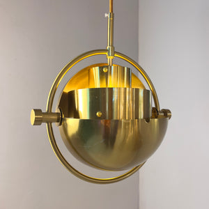 Hängelampe Multi-Lite Messing von Louis Weisdorf für GUBI