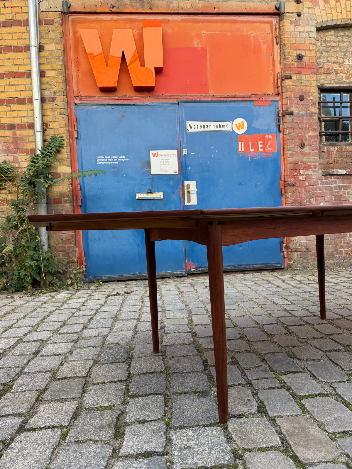 Ausziehbarer Esstisch Teak aus Dänemark