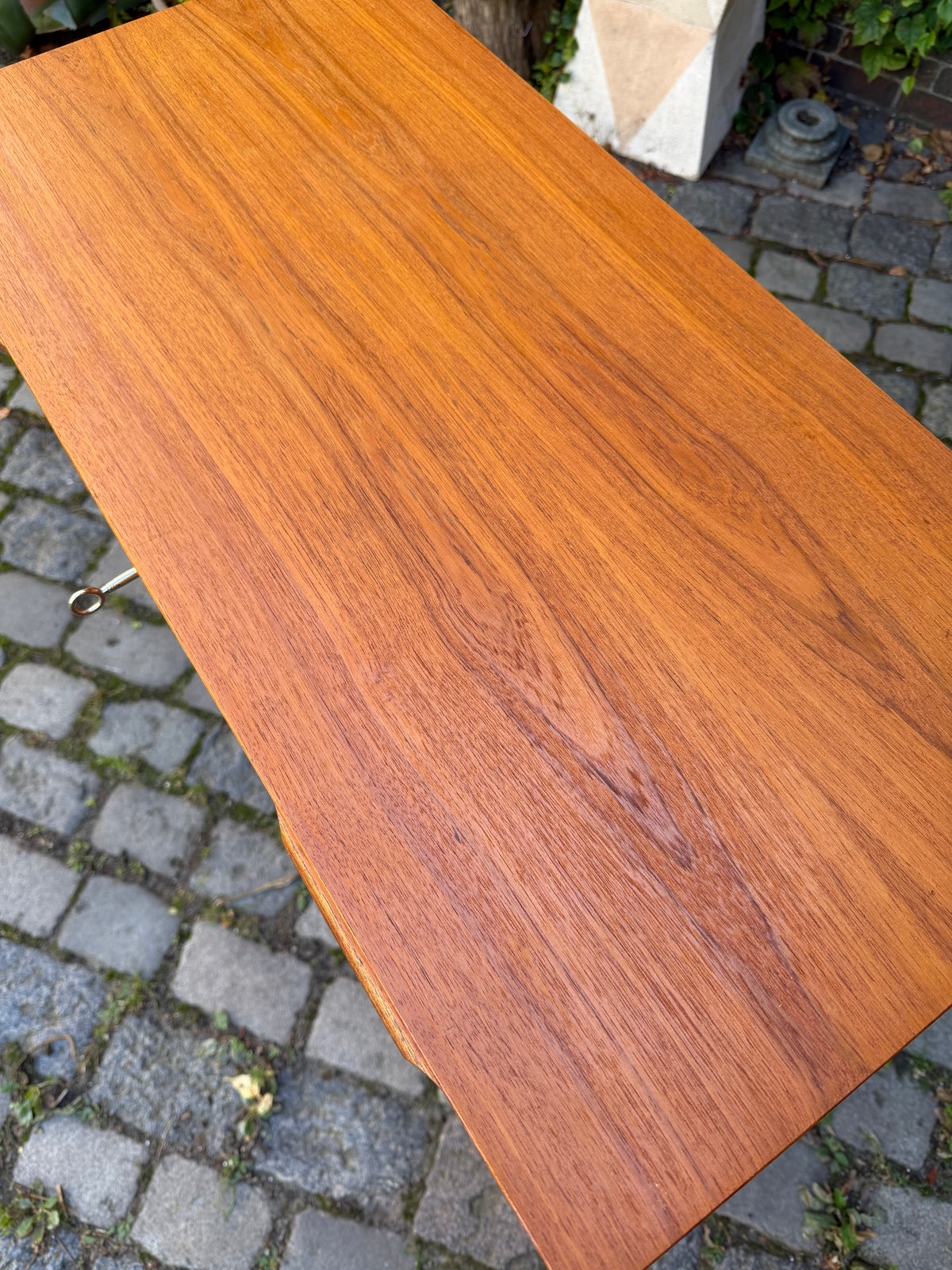 Tallboy Kommode Teak mit Schloss aus Dänemark