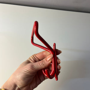 Set: 2x Wandhaken rot Metall