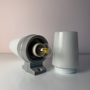 Wandlampe Modell 6065 grau von Sigvard Bernadotte für Ifö