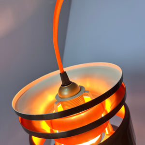 Hängelampe anthrazit orange von Carl Thore