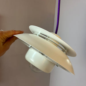 Lamellenlampe weiß aus Dänemark