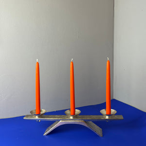 Kerzenständer versilbert von Kurt Radtke für WMF Ikora