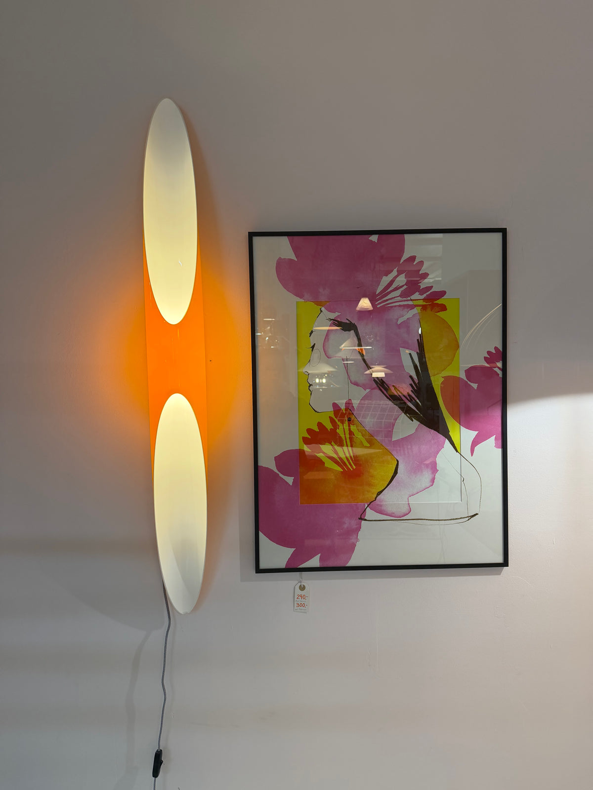 Wandlampe Shakti Wall Fix orange von Marzio Rusconi Clerici für Kundalini