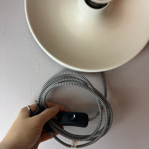 Wandlampe Diskus 25 cm weiß von Charlotte Perriand für Honsel