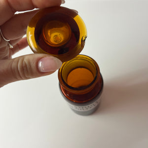 Set: 4x Apothekerglas braun