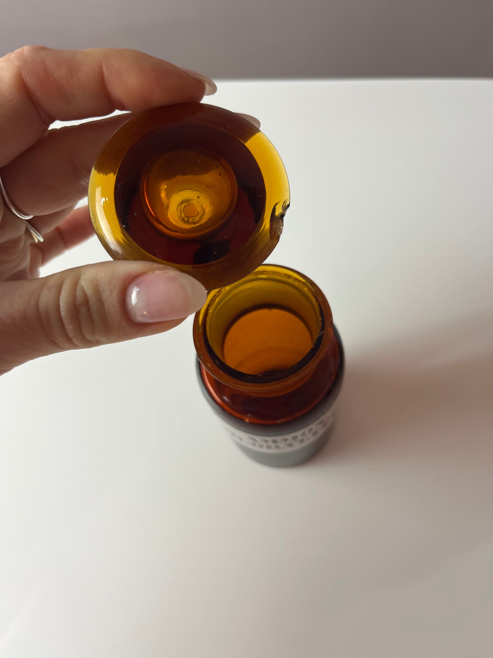 Set: 4x Apothekerglas braun