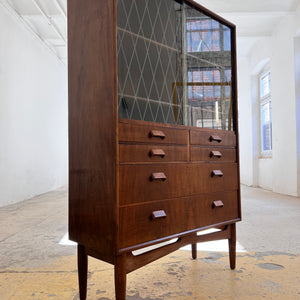 Vitrinenschrank Teak aus Dänemark
