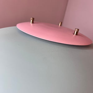 Tischlampe neu lackiert rosa mint