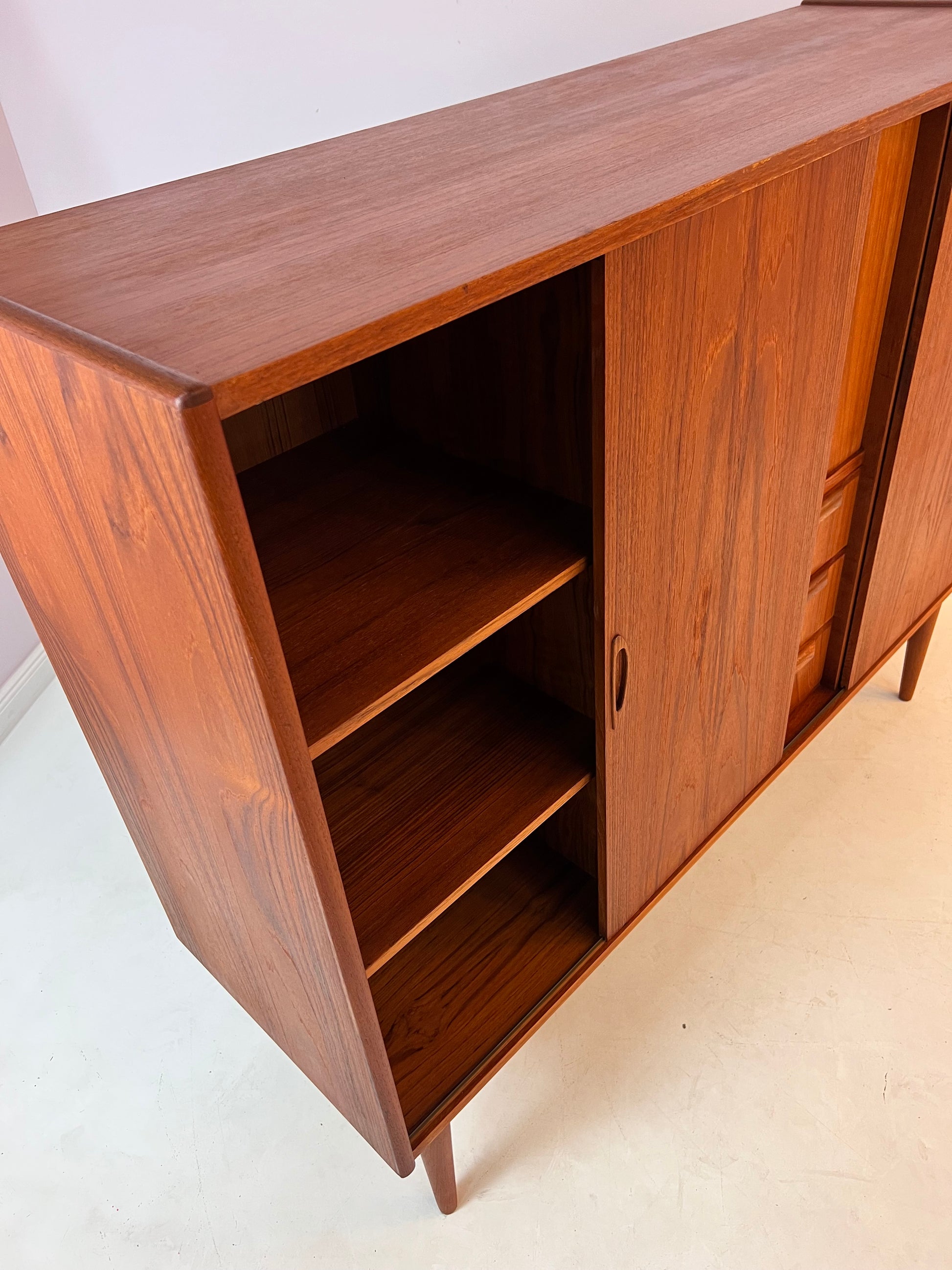 Highboard Teak von Tibergaard aus Dänemark