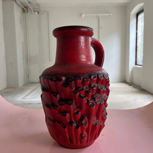 Vase 7587-25 rot von Carstens Keramik