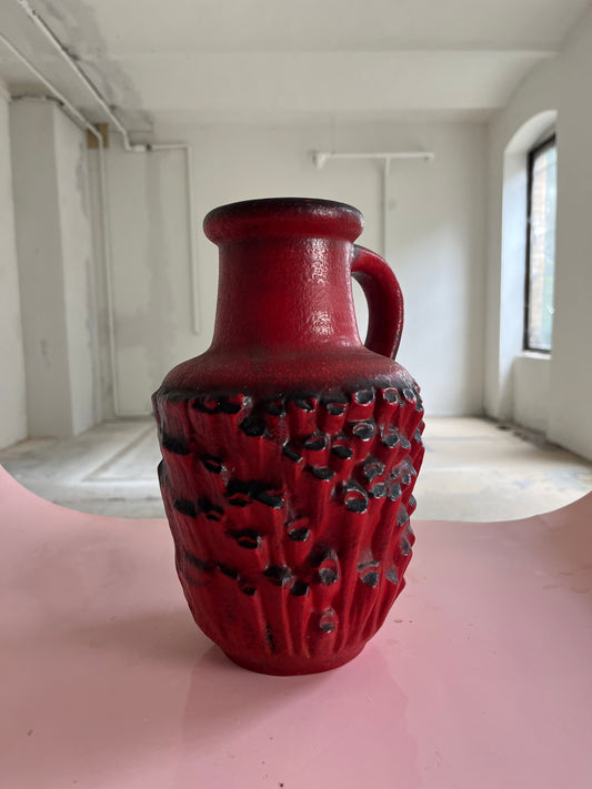 Vase 7587-25 rot von Carstens Keramik